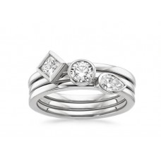 Item No.: 250-420 Engagement Rings with AA grade CZ